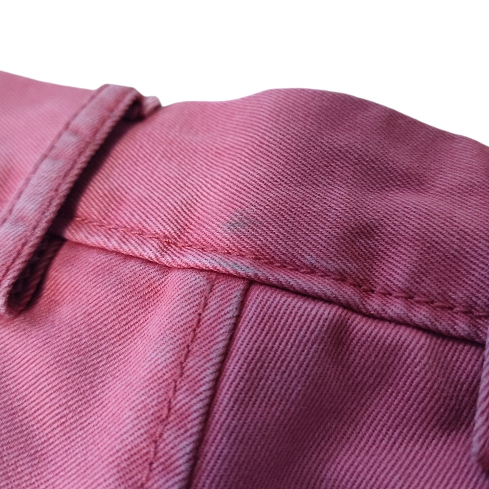 J Crew Broken In Chino Pants Mens 33 x 32 Salmon Faded Red Urban Slim Cotton - Picture 9 of 13